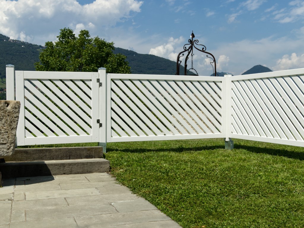 Recinzione Selenia 180×90 cm Bianco